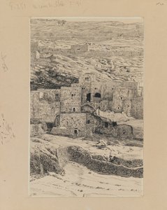 Un coin du village de Siloé (illustration de La Vie de Notre Seigneur Jésus-Christ) - James Jacques Joseph Tissot