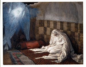 Annonciation, illustration pour La Vie du Christ, c.1886-96 - James Jacques Joseph Tissot
