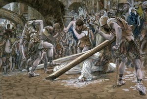 Christ tombe sous la croix, illustration pour La Vie du Christ - James Jacques Joseph Tissot