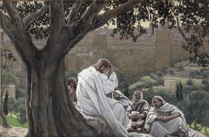 Le Christ prédisant la destruction du temple, illustration pour La Vie du Christ - James Jacques Joseph Tissot