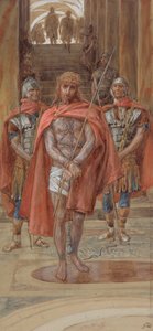 Le Christ quitte la salle du jugement, illustration pour La Vie du Christ, c.1886-94 - James Jacques Joseph Tissot