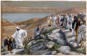 Le Christ envoie les soixante-dix disciples deux par deux, illustration pour La vie du Christ