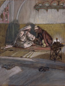Le Christ parle avec Nicodème, illustration pour La Vie du Christ - James Jacques Joseph Tissot