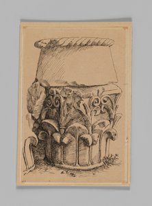 Chapiteau corinthien du Tombeau de la Reine Hélène, illustration de La Vie de Notre Seigneur Jésus-Christ