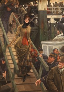 Embarquement à Calais - James Jacques Joseph Tissot