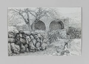 Fontaine de la Vierge à Ain-Karim, illustration de La Vie de Notre Seigneur Jésus-Christ