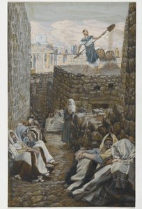 Celui qui vanne son blé, illustration de La vie de notre Seigneur Jésus-Christ - James Jacques Joseph Tissot