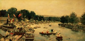 Régate de Henley, vers 1877 - James Jacques Joseph Tissot