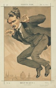 Henri Rochefort, La Voyoucratie, 22 janvier 1870, caricature de Vanity Fair - James Jacques Joseph Tissot