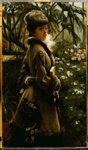 Dans la serre, vers 1867-69 - James Jacques Joseph Tissot