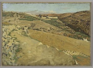 Jérusalem et Siloé, côté sud, illustration pour La Vie du Christ, 1886-94 - James Jacques Joseph Tissot