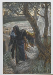 Jésus Apparaît à Marie-Madeleine, illustration de La Vie de Notre Seigneur Jésus-Christ, 1886-94 - James Jacques Joseph Tissot