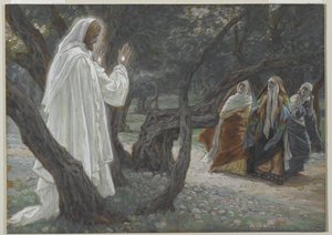 Jésus Apparaît aux Saintes Femmes, illustration de La Vie de Notre Seigneur Jésus-Christ, 1886-94 - James Jacques Joseph Tissot