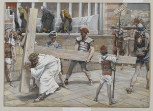 Jésus Portant la Croix, illustration de La Vie de Notre Seigneur Jésus-Christ, 1886-94 - James Jacques Joseph Tissot