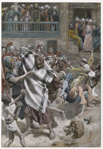 Jésus Devant Hérode, illustration de La Vie de Notre Seigneur Jésus-Christ, 1886-94 - James Jacques Joseph Tissot