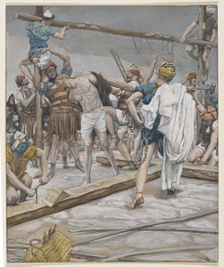 Jésus Dépouillé de Ses Vêtements, illustration de La Vie de Notre Seigneur Jésus-Christ, 1886-94 - James Jacques Joseph Tissot