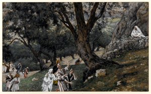 Jésus est allé dans un lieu désert, illustration pour La vie du Christ - James Jacques Joseph Tissot