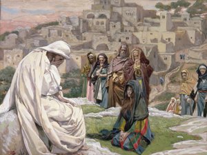 Jésus pleura, illustration pour La Vie du Christ, c.1886-96 - James Jacques Joseph Tissot
