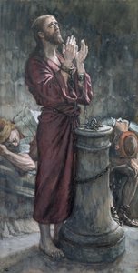 Jésus en prison, illustration pour La Vie du Christ