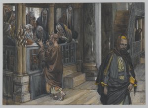 Judas va trouver les Juifs, illustration de La Vie de Notre Seigneur Jésus-Christ, 1886-94 - James Jacques Joseph Tissot
