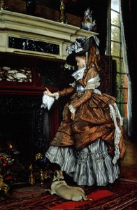 La Cheminée, 1869 - James Jacques Joseph Tissot