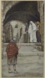 Seigneur, je ne suis pas digne, illustration de La vie de notre Seigneur Jésus-Christ - James Jacques Joseph Tissot