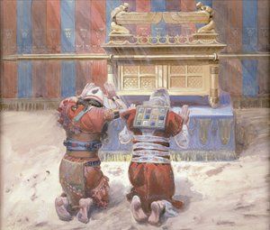 Moïse et Josué devant le Tabernacle, vers 1896-1902