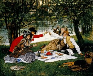 Partie carrée, 1870 - James Jacques Joseph Tissot