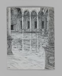 Portique de la Mosquée de Mohamet-Ali, illustration de La Vie de Notre Seigneur Jésus-Christ - James Jacques Joseph Tissot