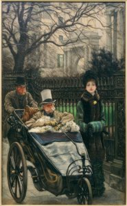 Convalescent (La fille du soldat) - James Jacques Joseph Tissot
