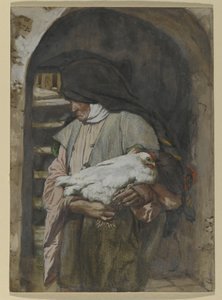 Sainte Anne, illustration de La Vie du Christ, c.1886-94 - James Jacques Joseph Tissot
