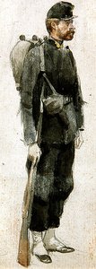 Soldat avec fusil 