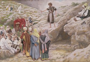 Saint Jean-Baptiste et les Pharisiens, illustration pour La Vie du Christ, c.1886-96 - James Jacques Joseph Tissot