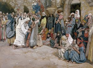Laissez venir à moi les petits enfants, illustration pour La Vie du Christ, c.1886-96 - James Jacques Joseph Tissot