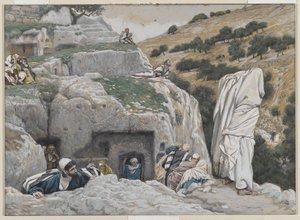 Le Refuge des Apôtres, illustration de La Vie de Notre Seigneur Jésus-Christ, 1886-94 - James Jacques Joseph Tissot