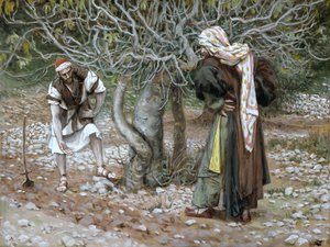 Le figuier stérile, illustration pour La vie du Christ - James Jacques Joseph Tissot