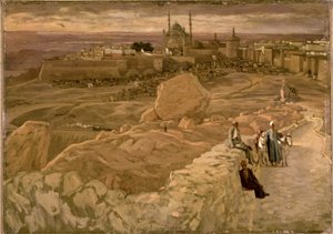 La Citadelle, Le Caire, vue du Mokattam regardant vers le sud-est, c.1886-96 - James Jacques Joseph Tissot