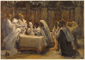La communion des apôtres, illustration pour La vie du Christ - James Jacques Joseph Tissot