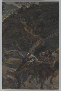 La fuite des apôtres, illustration de La Vie de Notre Seigneur Jésus-Christ, 1886-94 - James Jacques Joseph Tissot