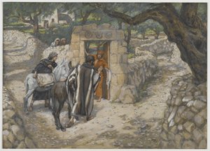 Le poulain de Bethphagé, illustration de La Vie de Notre Seigneur Jésus-Christ, 1886-94 - James Jacques Joseph Tissot