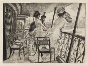 La galerie du H.M.S. Calcutta à Portsmouth - James Jacques Joseph Tissot