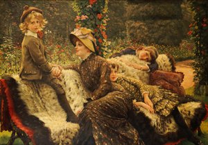 Le banc de jardin, 1882 - James Jacques Joseph Tissot