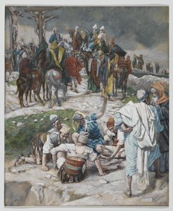 Les Vêtements Partagés par Tirage au Sort, illustration de La Vie de Notre Seigneur Jésus-Christ, 1886-94 - James Jacques Joseph Tissot