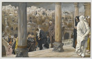 Les Gentils demandent à voir Jésus, illustration de La Vie de Notre Seigneur Jésus-Christ, 1886-94 - James Jacques Joseph Tissot