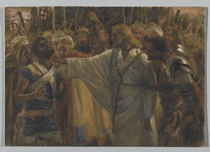La guérison de Malchus, illustration de La Vie de Notre Seigneur Jésus-Christ, 1886-94 - James Jacques Joseph Tissot