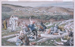La guérison des lépreux, illustration pour La Vie du Christ - James Jacques Joseph Tissot