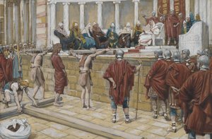 Le Jugement sur le Gabbatha, illustration de La Vie de Notre Seigneur Jésus-Christ, 1886-94 - James Jacques Joseph Tissot