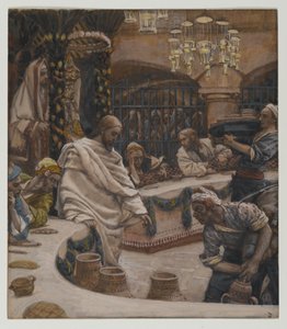 Les noces de Cana, illustration de La vie de notre Seigneur Jésus-Christ - James Jacques Joseph Tissot