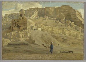 Le Mokattam depuis la citadelle du Caire, illustration de La vie de notre Seigneur Jésus-Christ