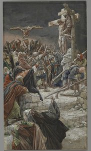 Le Pardon du Bon Larron, illustration de La Vie de Notre Seigneur Jésus-Christ, 1886-94 - James Jacques Joseph Tissot